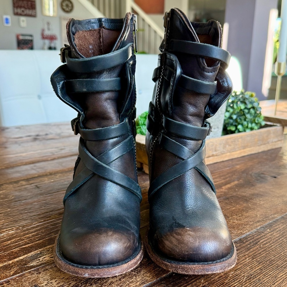 Freebird By Steven Baker Leather Boots - Picture 3 of 11